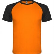 Спортивная футболка INDIANAPOLIS мужская, ФЛУОРЕСЦЕНТНЫЙ ОРАНЖЕВЫЙ/ЧЕРНЫЙ 2XL арт. CA66500522302