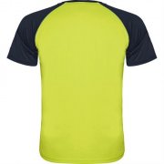 Спортивная футболка INDIANAPOLIS мужская, ФЛУОРЕСЦЕНТНЫЙ ЖЕЛТЫЙ/МОРСКОЙ СИНИЙ 2XL арт. CA66500522155