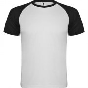 Спортивная футболка INDIANAPOLIS мужская, БЕЛЫЙ/ЧЕРНЫЙ 2XL