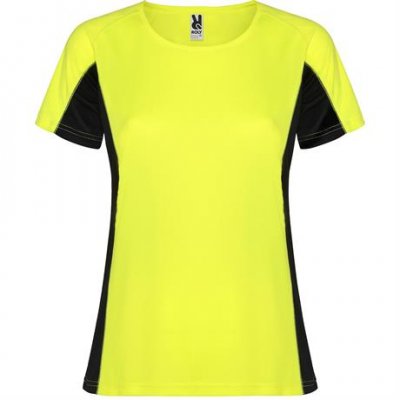 Спортивная футболка SHANGHAI WOMAN женская, ФЛУОРЕСЦЕНТНЫЙ ЖЕЛТЫЙ/ЧЕРНЫЙ 2XL арт. CA66480522102