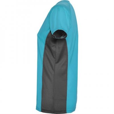 Спортивная футболка SHANGHAI WOMAN женская, БИРЮЗОВЫЙ/ТЕМНЫЙ ГРАФИТ 2XL арт. CA6648051246