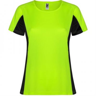 Спортивная футболка SHANGHAI WOMAN женская, ФЛУОРЕСЦЕНТНЫЙ ЗЕЛЕНЫЙ/ЧЕРНЫЙ XL арт. CA66480422202