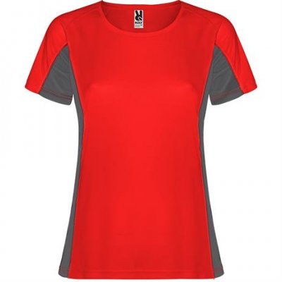 Спортивная футболка SHANGHAI WOMAN женская, КРАСНЫЙ/ТЕМНЫЙ ГРАФИТ S арт. CA6648016046