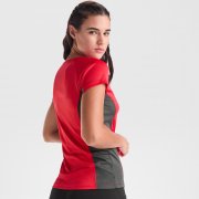 Спортивная футболка SHANGHAI WOMAN женская, КРАСНЫЙ/ТЕМНЫЙ ГРАФИТ S арт. CA6648016046