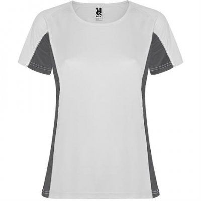 Спортивная футболка SHANGHAI WOMAN женская, БЕЛЫЙ/ТЕМНЫЙ ГРАФИТ S арт. CA6648010146