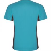 Спортивная футболка SHANGHAI мужская, БИРЮЗОВЫЙ/ТЕМНЫЙ ГРАФИТ 2XL арт. CA6595051246