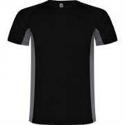 Спортивная футболка SHANGHAI мужская, ЧЕРНЫЙ/ТЕМНЫЙ ГРАФИТ 2XL арт. CA6595050246