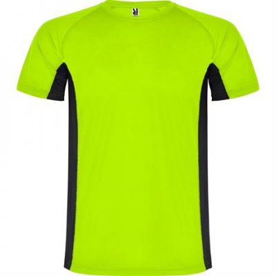 Спортивная футболка SHANGHAI мужская, ФЛУОРЕСЦЕНТНЫЙ ЗЕЛЕНЫЙ/ЧЕРНЫЙ XL арт. CA65950422202