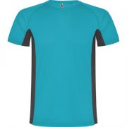 Спортивная футболка SHANGHAI мужская, БИРЮЗОВЫЙ/ТЕМНЫЙ ГРАФИТ XL арт. CA6595041246