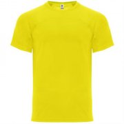 Спортивная футболка MONACO унисекс, ЖЕЛТЫЙ 2XL
