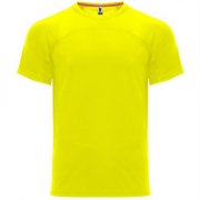 Спортивная футболка MONACO унисекс, ФЛУОРЕСЦЕНТНЫЙ ЖЕЛТЫЙ M арт. CA640102221