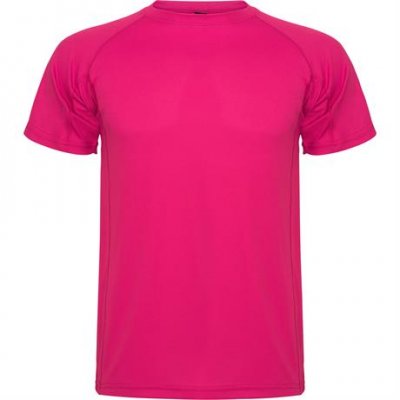 Спортивная футболка MONTECARLO мужская, ТЕМНО-РОЗОВЫЙ 2XL
