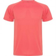 Спортивная футболка MONTECARLO мужская, КОРАЛЛОВЫЙ ФЛУОРЕСЦЕНТНЫЙ 2XL