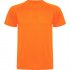 Спортивная футболка MONTECARLO мужская, ФЛУОРЕСЦЕНТНЫЙ ОРАНЖЕВЫЙ S