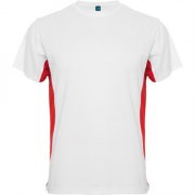 Спортивная футболка TOKYO мужская, БЕЛЫЙ/КРАСНЫЙ 2XL