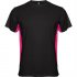Спортивная футболка TOKYO мужская, ЧЕРНЫЙ/ФУКСИЯ S