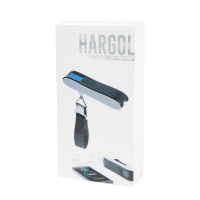 Универсальное зарядное устройство "Hargol" (2200mAh) с багажными весами белый