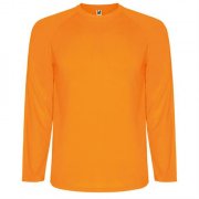 Спортивная футболка MONTECARLO L/S мужская, ФЛУОРЕСЦЕНТНЫЙ ОРАНЖЕВЫЙ L