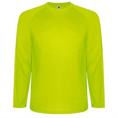 Спортивная футболка MONTECARLO L/S мужская, ФЛУОРЕСЦЕНТНЫЙ ЖЕЛТЫЙ S арт. CA041501221