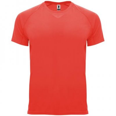 Спортивная футболка BAHRAIN мужская, КОРАЛЛОВЫЙ ФЛУОРЕСЦЕНТНЫЙ 2XL арт. CA040705234