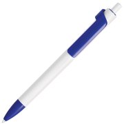 Ручка шариковая FORTE, , белый/синий, пластик Белый