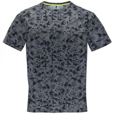 Спортивная футболка ASSEN мужская, ЧЕРНЫЙ ПИКСЕЛЬ 2XL арт. CA020105193