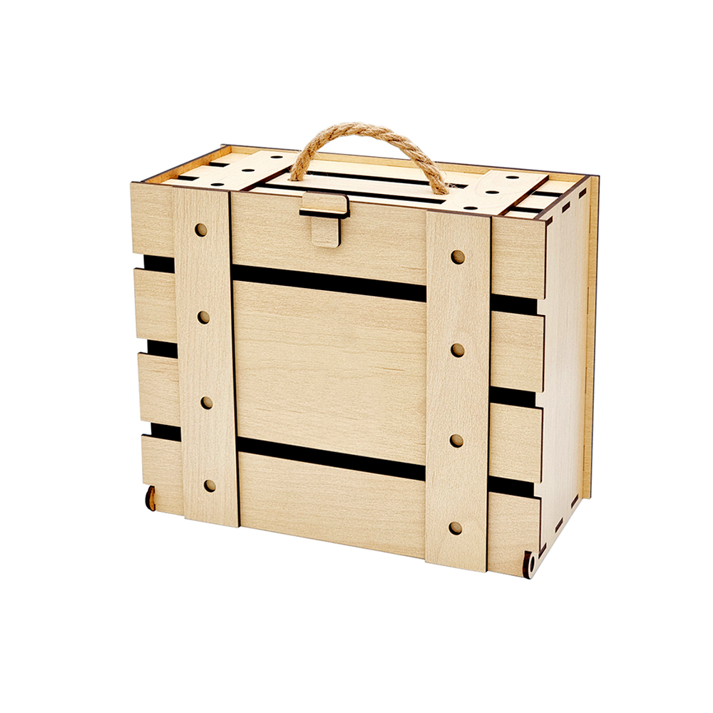 Чемоданчик ламинированный из HDF 19*23*11,5 см арт. 53056 Чемоданчик ламинированный из HDF 19*23*11,5 см арт. 53056