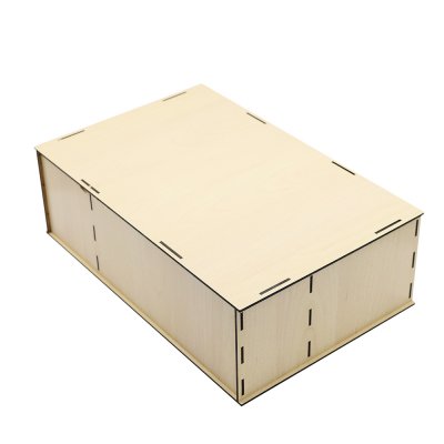 Подарочная коробка ламинированная из HDF 36,3*23,4*12,5 см ( 3 отделения)  арт. 53055