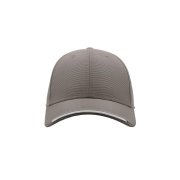 Бейсболка ESTORIL, 6 клиньев, застежка на липучке Серый