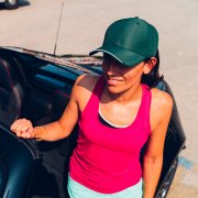 Бейсболка ESTORIL, 6 клиньев, застежка на липучке Синий