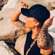 Бейсболка ESTORIL, 6 клиньев, застежка на липучке Синий