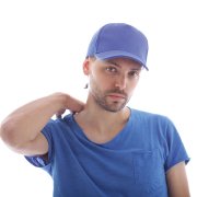 Бейсболка GEAR, 5 клиньев, застежка на липучке Синий