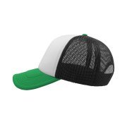 Бейсболка RAPPER, 5 клиньев, пластиковая застежка Зеленый