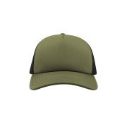Бейсболка RAPPER, 5 клиньев, пластиковая застежка Зеленый