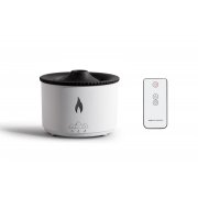 Увлажнитель воздуха "Smart Volcano"с пультом ДУ,  функцией ароматерапии и интерьерной подсветкой белый с черным