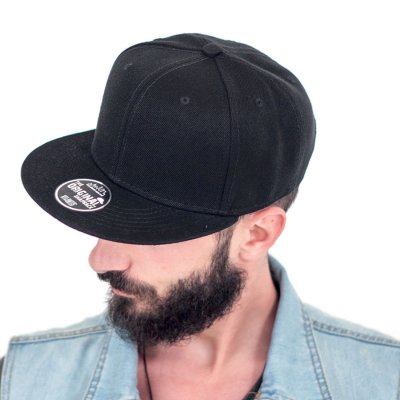 Бейсболка SNAP BACK, 6 клиньев, пластиковая застежка Белый