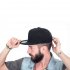 Бейсболка SNAP BACK, 6 клиньев, пластиковая застежка Белый