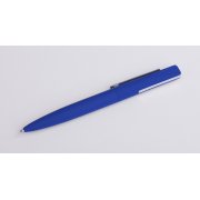 Ручка шариковая "Mercury", черный, покрытие soft touch синий