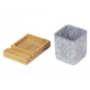 Подставка для ручек и телефона из бамбука «Takeshi»