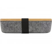 Пенал с линейкой и подставкой для телефона из бамбука «Haruki»