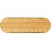 Пенал с линейкой и подставкой для телефона из бамбука «Haruki»