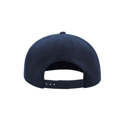 Бейсболка SNAP BACK, 6 клиньев, пластиковая застежка Темно-синий