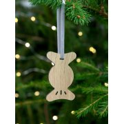 Деревянная подвеска Christmate, конфета