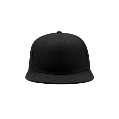 Бейсболка SNAP BACK, 6 клиньев, пластиковая застежка Черный