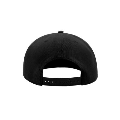 Бейсболка SNAP BACK, 6 клиньев, пластиковая застежка Черный