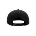 Бейсболка SNAP BACK, 6 клиньев, пластиковая застежка Черный