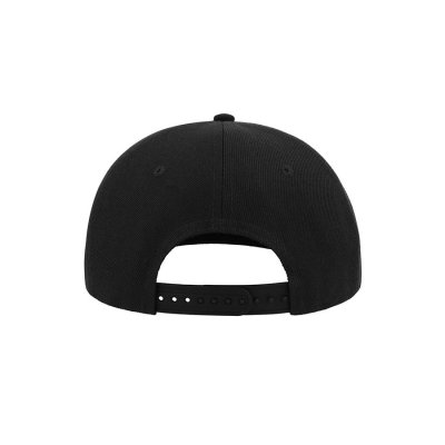 Бейсболка SNAP BACK, 6 клиньев, пластиковая застежка Черный