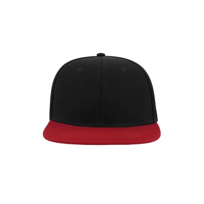 Бейсболка SNAP BACK, 6 клиньев, пластиковая застежка Черный