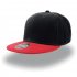 Бейсболка SNAP BACK, 6 клиньев, пластиковая застежка Черный