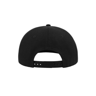 Бейсболка SNAP BACK, 6 клиньев, пластиковая застежка Черный